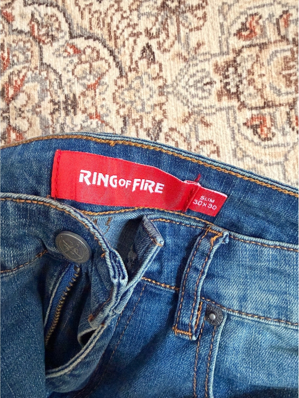 Ring of fire slim distressed jeans - Picture 2 of 4